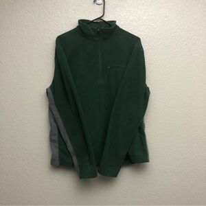 Great‎ Northwest Clothing Company Men’s Green & Gray Fleece Sweater Large